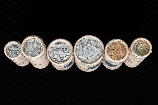 Collection rolled coin rolls ACS